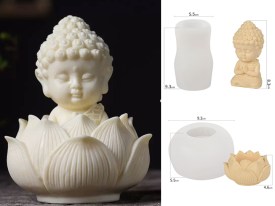 Combo molde buda y loto